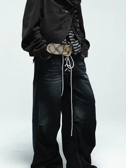 Pirate Style Batwing Sleeve Asymmetrical Cardigan Sweatshirt