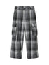 Achihara Pixel Grid Wide Leg Lounge Pants