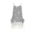 YOSHUYUKI Plaid Lace Trim Punk Rabbit Print Sundress