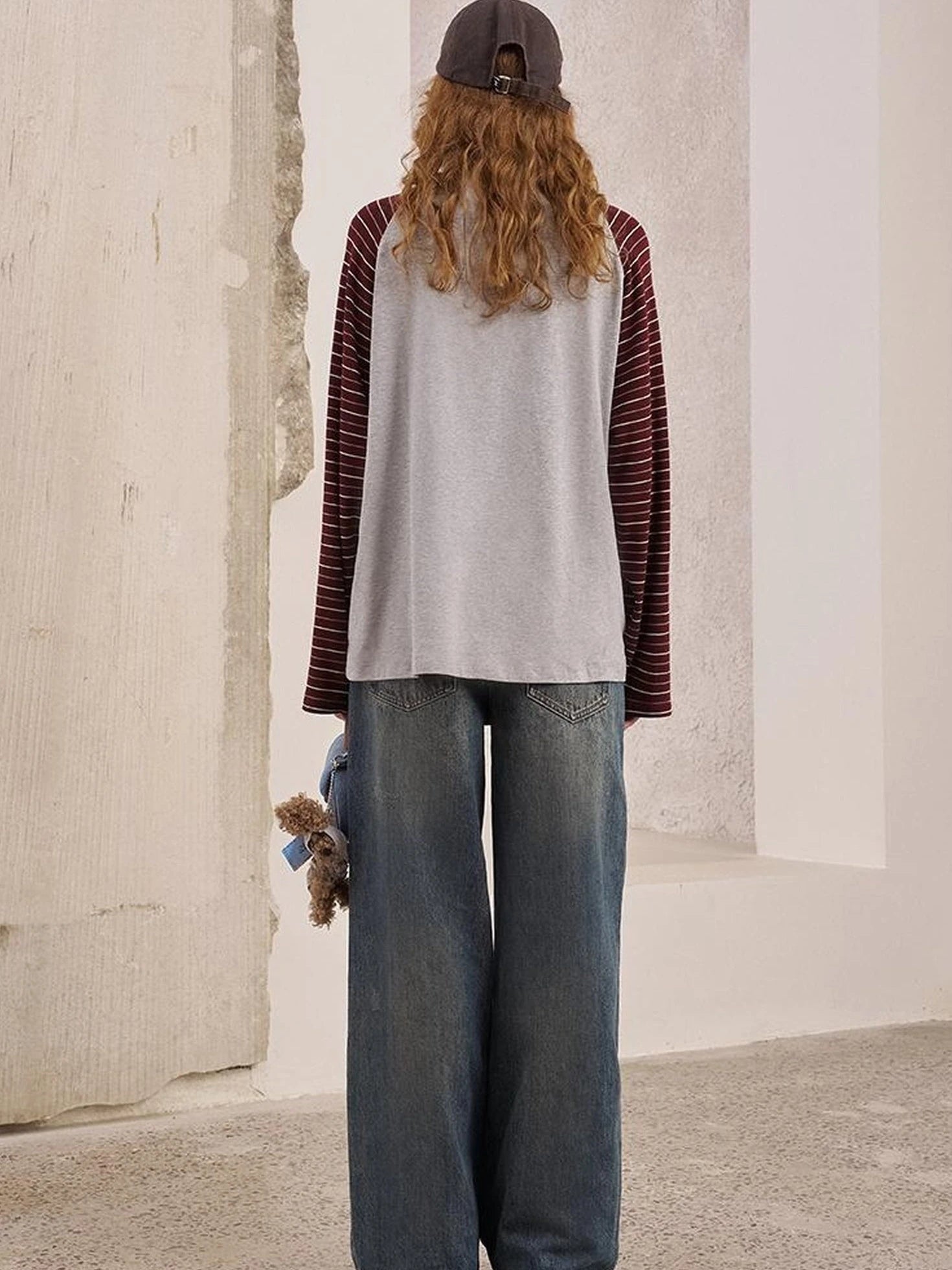 Playful Bear Striped Knit Tee