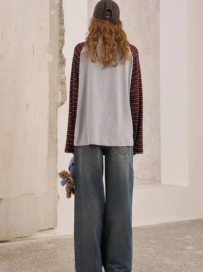 Playful Bear Striped Knit Tee
