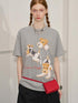 DIDDI MODA Playful Puppies Print Cotton Tee