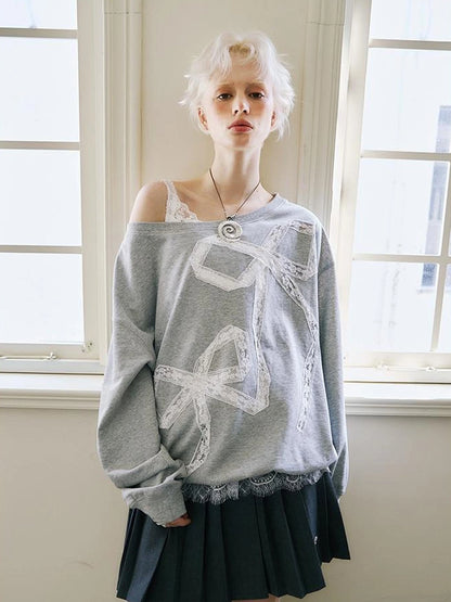 Pleated Mini Skirt With Metallic Logo Structured Flowy