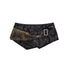Update c Yanyu Escape Star Frayed Grid Asymmetrical Skirt