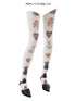 YOSHUYUKI Sexy Colorful Print Opaque Tights 120d All Over Pattern