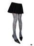 Print Tights With Contrast Crotch Design