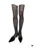 YOSHUYUKI Print Tights With Contrast Crotch Design