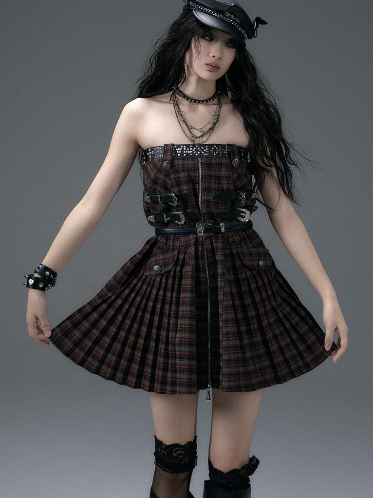 Punk Chic Rhinestone Leather Belt for Women Fashion Belt