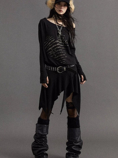 Punk Chic Rhinestone Leather Belt For Women Fashion Belt