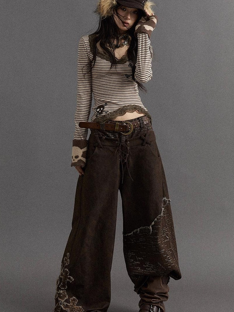 Punk Chic Rhinestone Leather Belt for Women Fashion Belt