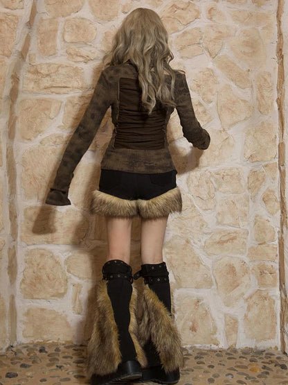 Punk Street Y2K Crossover Slim Fit Long Sleeve Knit Tee