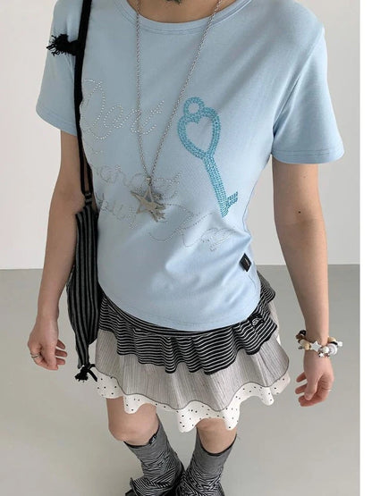 Purple Black Slit Casual Socks With Taro Stripe Socks