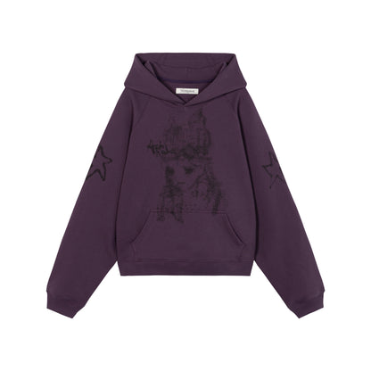 Update Achihara Stars Me Hooded Jacket Women Spring Fall 2025 New Casual Outerwear