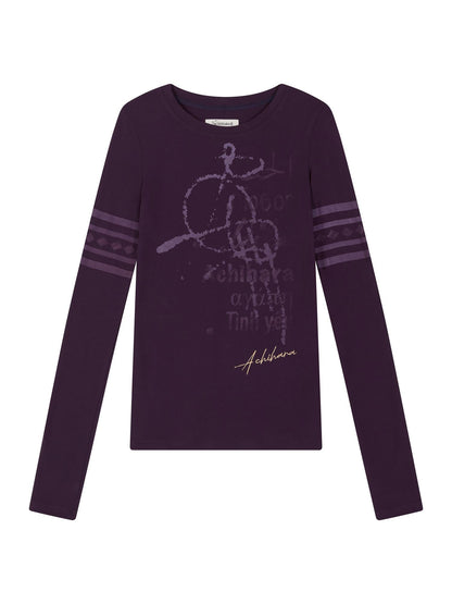 Achihara Spring Foolish Love God Long Sleeve Tee