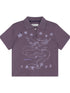 Achihara Digital Dragon Polo Tee V-neck T-shirt Long-Sleeve