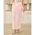 2th Desire Layered Hem Flared Skirt Set With Lace Vest