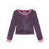 Achihara Swamp Mist Horse Tee V Neck T Shirt Long Sleeve