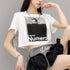 QIUQIU_STUDIO_American_Character_Letter_Print_Tie_Waist_Round_Neck_Women&
