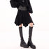 QIUQIU_STUDIO_American_Plaid_Patchwork_Asymmetric_A_Line_Women&