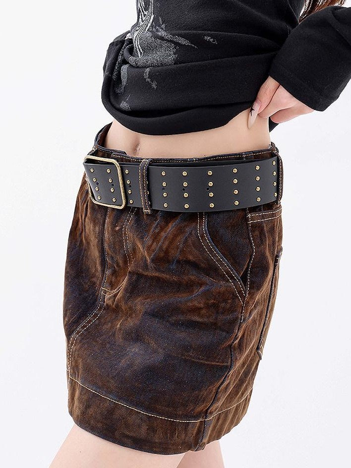 QIUQIU STUDIO American Retro Velvety Slim Hip Hugging Women&