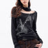 QIUQIU_STUDIO_American_Vintage_Scarf_Neck_Printed_Women&