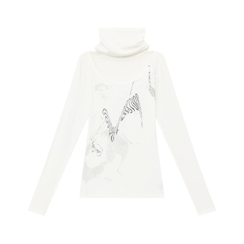 QIUQIU_STUDIO_American_Vintage_Scarf_Neck_Printed_Women&