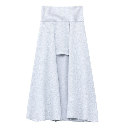 QIUQIU_STUDIO_Asymmetrical_A_Line_High_Waist_Slim_Women&