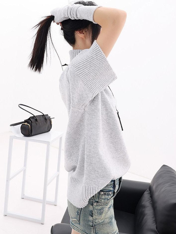 QIUQIU STUDIO Asymmetrical A Line High Waist Slim Women&