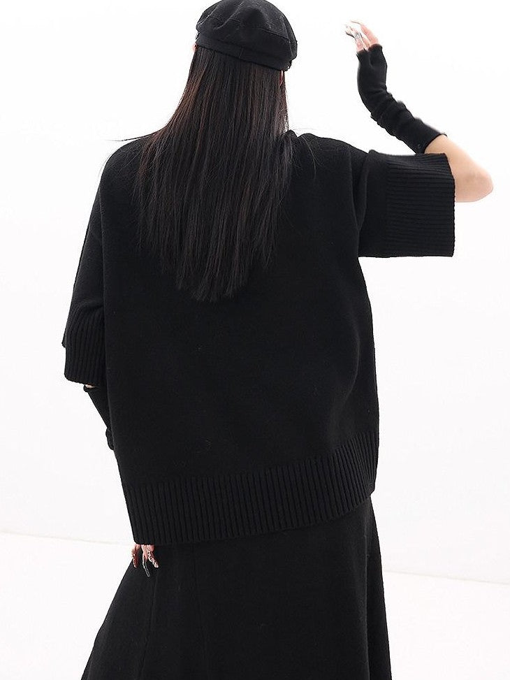 QIUQIU STUDIO Asymmetrical A Line High Waist Slim Women&