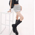 QIUQIU_STUDIO_Black_A_Line_Slim_Fit_Hip_Hugging_Mid_Waist_Women&