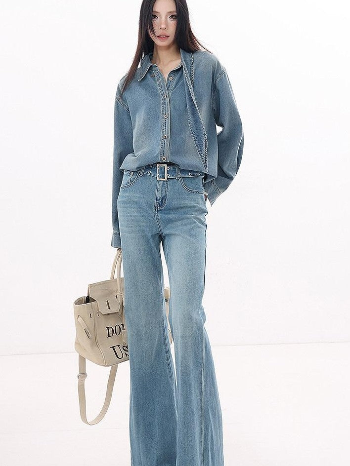 QIUQIU STUDIO Black Extra Long Slim Fit Slight Stretch Women&