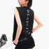 QIUQIU_STUDIO_Black_Gray_Letter_Print_Round_Neck_Loose_Fit_Hot_Girl_Women&