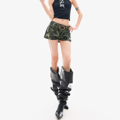 QIUQIU_STUDIO_Black_Letter_Print_Sexy_Cropped_Sleeveless_Slim_Fit_Women&