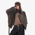 QIUQIU_STUDIO_Black_Vintage_Moto_Lapel_Collar_Loose_Fit_Women&