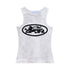 QIUQIU_STUDIO_Black_White_Contrast_Creative_Print_Racerback_Round_Neck_Women&