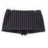 QIUQIU_STUDIO_Black_White_Striped_Mid_Waist_Tailored_With_Lining_Bodycon_Women&