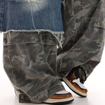 QIUQIU_STUDIO_Camo_Ripped_Patchwork_Faux_Two_Piece_Tall_Women&