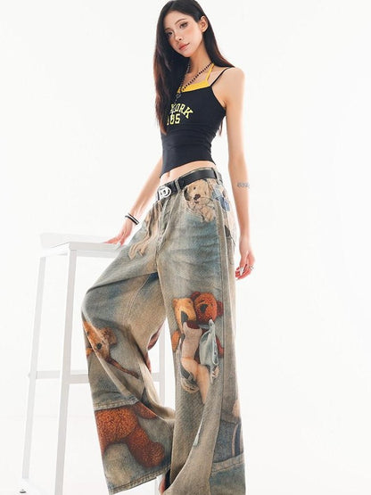 QIUQIU STUDIO Colorblock Faux Layered Letter Print Slim Waist Women&
