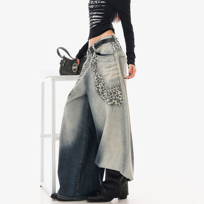 QIUQIU_STUDIO_Colorblock_Patchwork_Distressed_Off_Shoulder_Women&