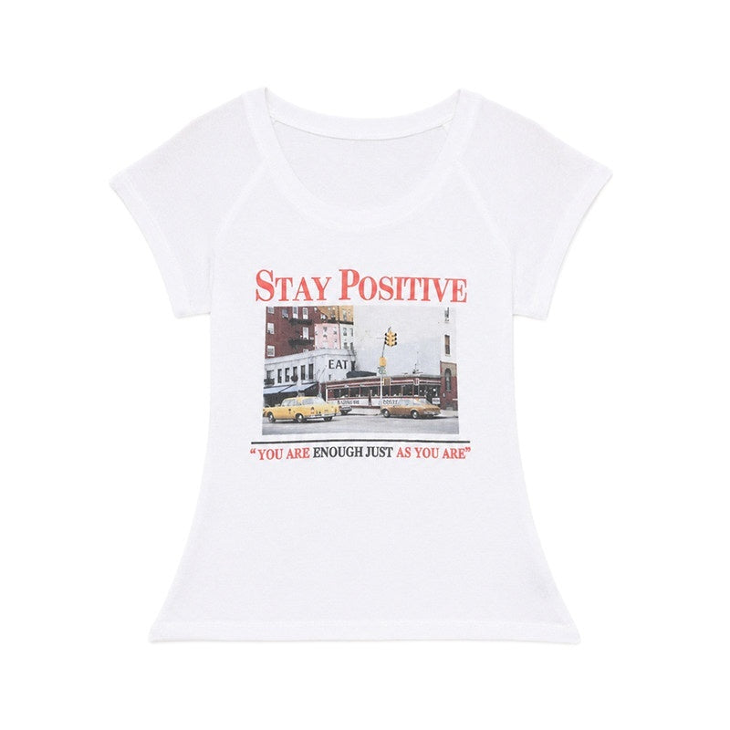 QIUQIU_STUDIO_Creative_Letter_Print_Round_Neck_Cropped_Women&