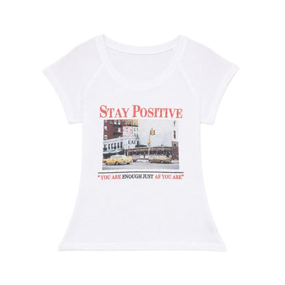 QIUQIU_STUDIO_Creative_Letter_Print_Round_Neck_Cropped_Women&