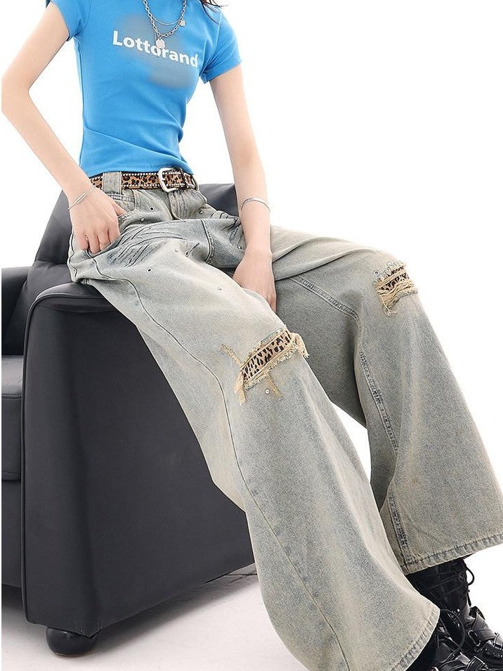 QIUQIU STUDIO Cropped Letter Print Crewneck Slim Fit Women&