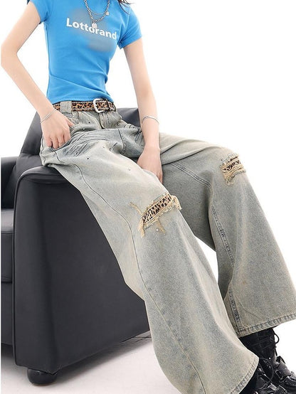 QIUQIU STUDIO Cropped Letter Print Crewneck Slim Fit Women&
