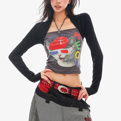 QIUQIU_STUDIO_Digital_Print_Color_Block_Faux_Layered_Women&