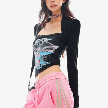 QIUQIU_STUDIO_Digital_Print_Color_Block_Faux_Layered_Women&