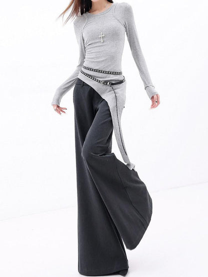 QIUQIU STUDIO Drapey Tailored Extra Long Flare Women&