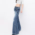 QIUQIU_STUDIO_Elongated_Pleated_Washed_Distressed_Retro_Pocket_Loose_Women&