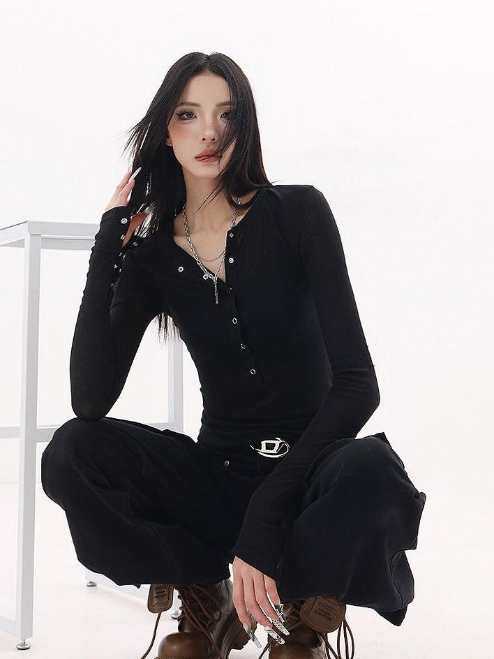 QIUQIU STUDIO Extended Tall Multi Pocket Cargo Workwear Women&