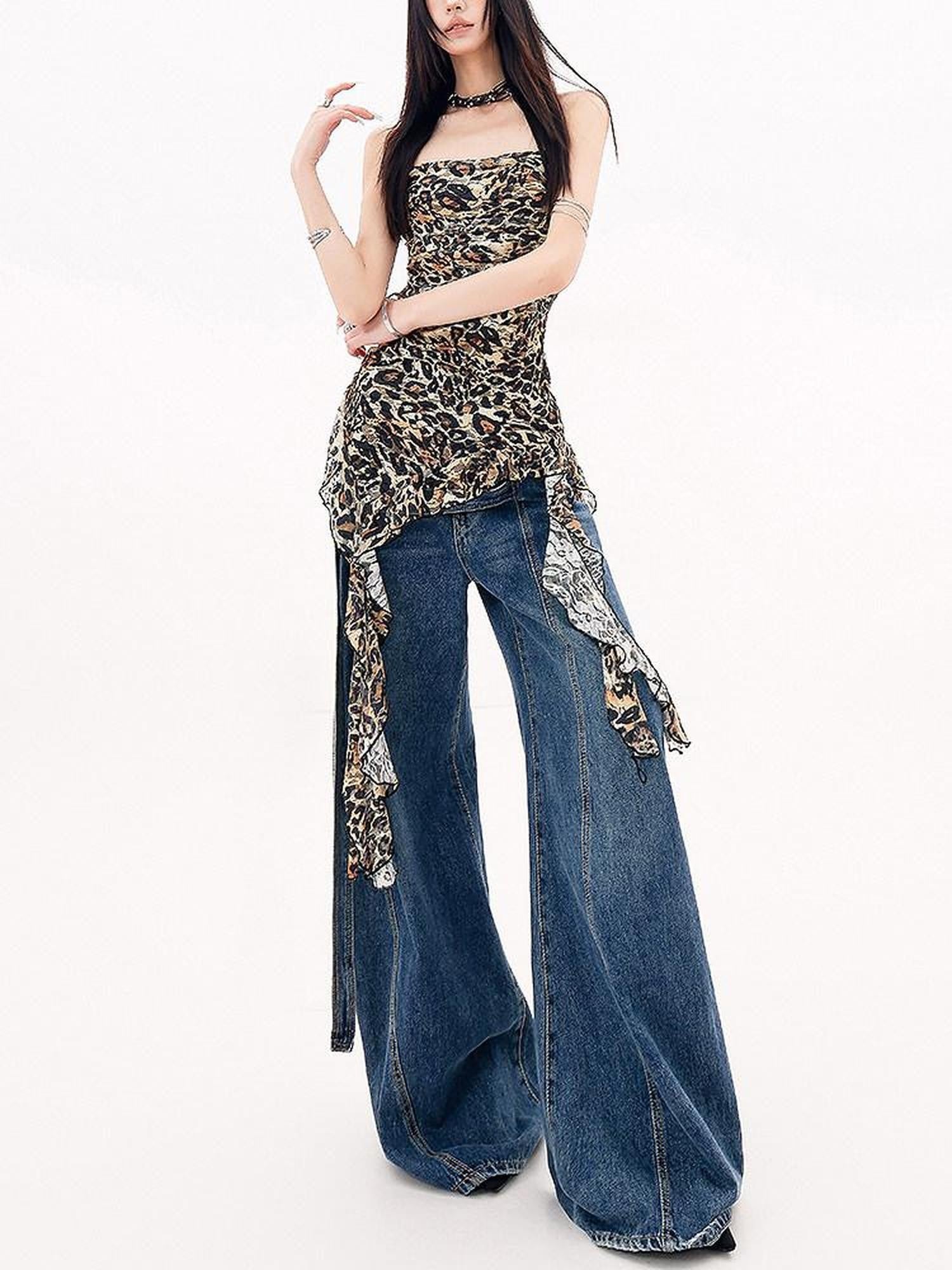 QIUQIU STUDIO Extra Long Curved Hem Tie Detail Women&