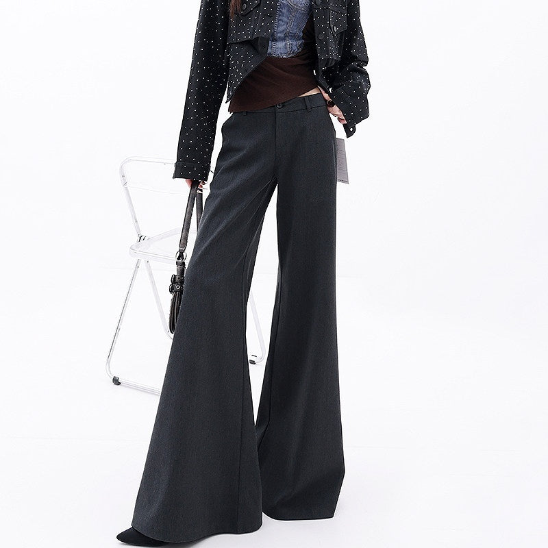 QIUQIU_STUDIO_Extra_Long_Loose_Slight_Flare_Pockets_Women&